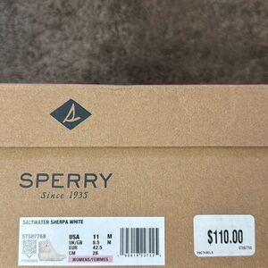 Sperry Saltwater Sherpa Boots - Cream